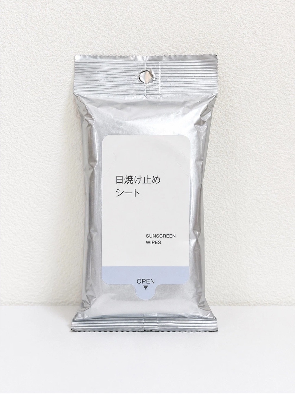 MUJI Sunscreen 12 sheet Wipes 150x120mm Made in Japan New Mujirushi SPF12 PA+